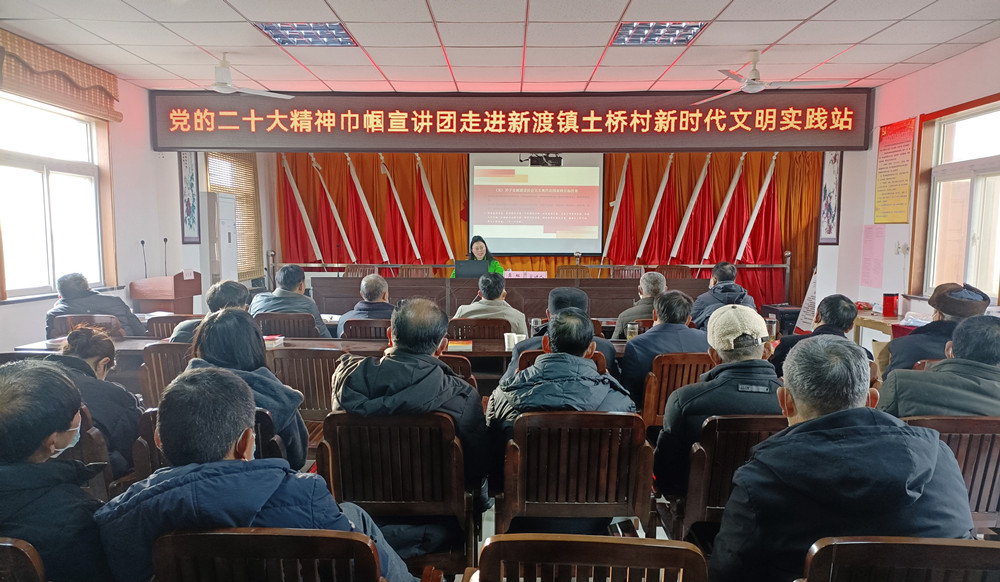 “學(xué)習(xí)貫徹黨的二十大精神”桐城市巾幗宣講團(tuán)走進(jìn)新渡鎮(zhèn)土橋村.jpg