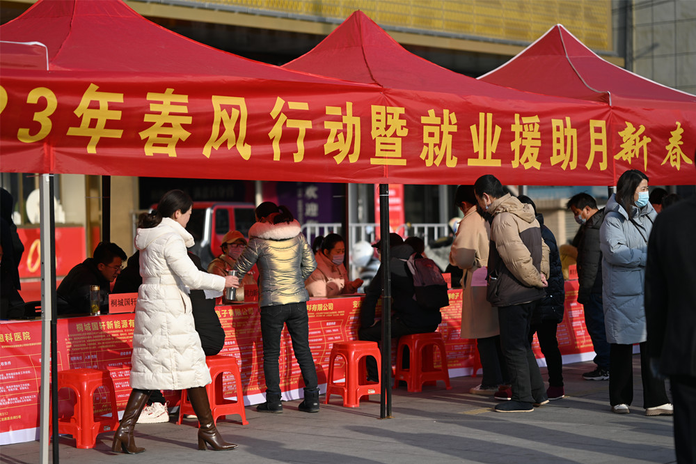 【網(wǎng)絡(luò)中國(guó)節(jié)·春節(jié)】桐城：2023年“春風(fēng)行動(dòng)”暨就業(yè)援助月新春大招聘火熱進(jìn)行中1.JPG