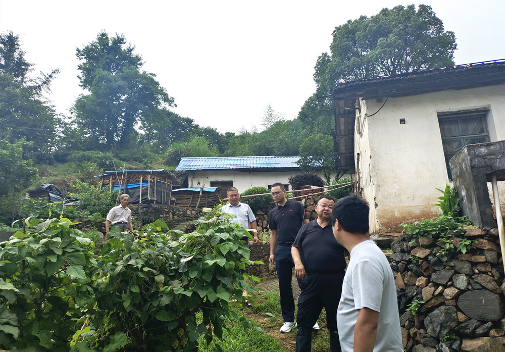 村兩委和駐村工作隊排查道路損毀情況4.jpg